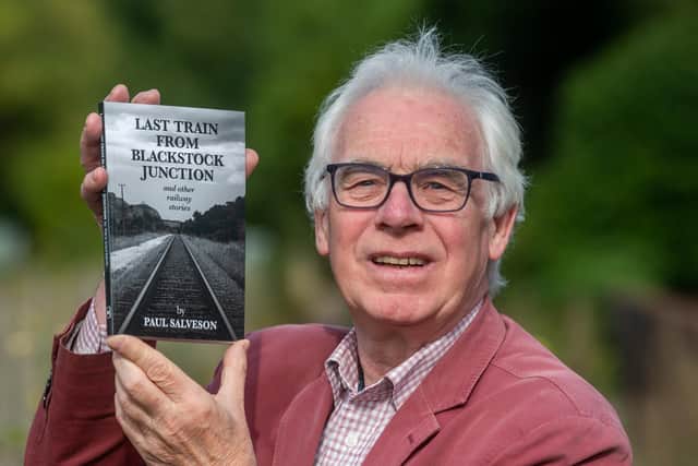 Former railway guard and signalman Paul Salveson with his new book. Picture: James Hardisty.