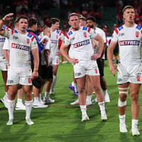 England 12 Tonga 30: Brian McDermott's side on brink of early exit after nightmare start to World Cup