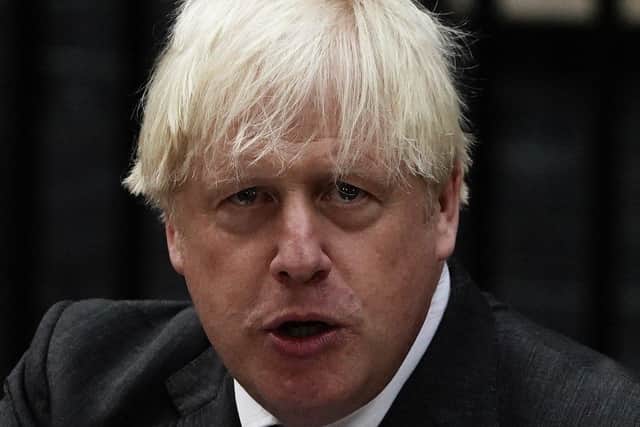 Former Prime Minister Boris Johnson. Picture: Aaron Chown/PA Wire