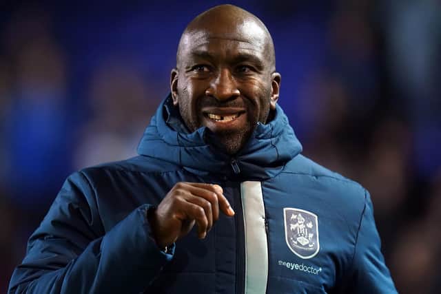Huddersfield Town manager Darren Moore during the Sky Bet Championship match at St. Andrew's (Picture: PA)
