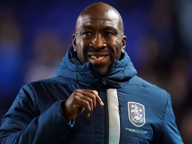 Huddersfield Town manager Darren Moore during the Sky Bet Championship match at St. Andrew's (Picture: PA)