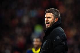 Middlesbrough boss Michael Carrick, on the touchline at Huddersfield Town. Picture: Bruce Rollinson.