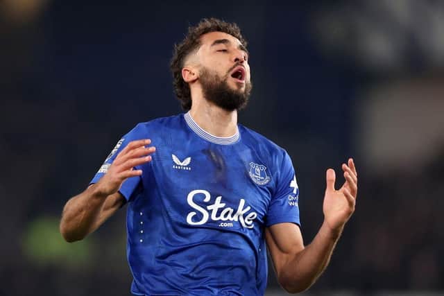 FELT THE HEAT: Dominic Calvert-Lewin was in relegation battles with Everton (Image: Carl Recine/Getty Images)