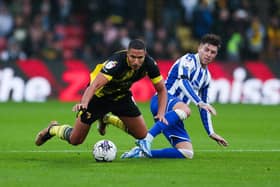 TRAVELLING FANS: Sheffield Wednesday's Josh Windass, pictured in action against Watford at Vicarage Road, where the Owls had over 2,000 in support. Picture: Rhianna Chadwick/PA