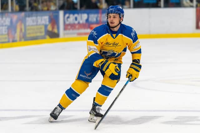 IN THE GAME: Lewis Baldwin will line up at Bradford Ice Arena on Saturday as part of a team of Josh Richardson's former Bulldogs' team-mates. Picture: Oliver Portamento.