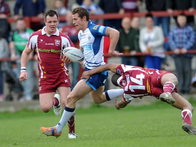 Batley Bulldogs in action against Featherstone. PIC: Steve Riding