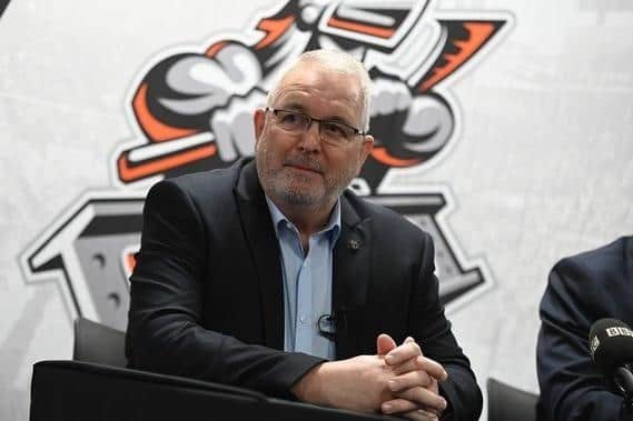 BRING IT HOME: Sheffield Steelers owner, Tony Smith Picture by Dean Woolley/Steelers Media