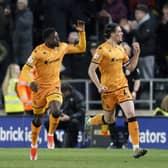 Hull City's Noah Ohio (left) celebrates scoring his sides third equaliser against Ipswich Town (Picture: Richard Sellers/PA Wire)