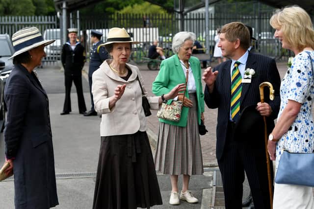 The Great Yorkshire Show Day one...The Princess Royal arrives at the showground