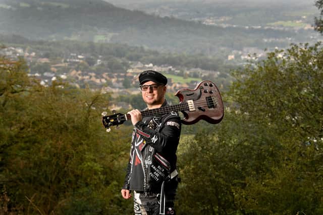 Danny Sapko, bass YouTuber, pictured in Bradford. Picture: Simon Hulme.