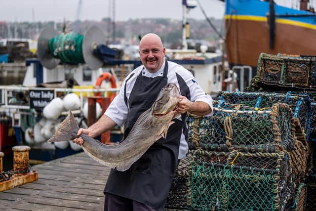 Paul Gildroy of the Magpie Cafe prepares for Fish and Ships 2023