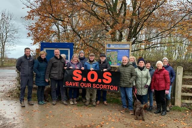 Save Our Scorton members at Scorton Lakes