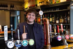 Jack Clare, general manager at just 22 years old, of The Sun Inn, Lightcliffe