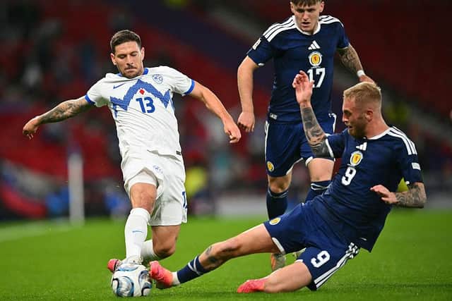 RECALL: Oli McBurnie made his international return in September (Image: ANDY BUCHANAN / AFP via Getty Images)