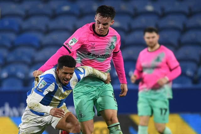 George Broadbent, right, on target for Doncaster Rovers in the 3-1 win at Northampton (Picture: Jonathan Gawthorpe)