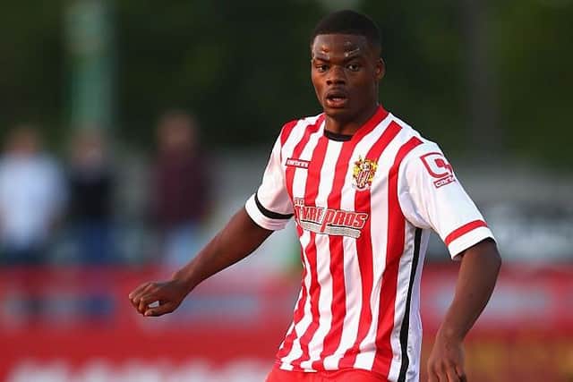 BREAKTHROUGH: Dipo Akinyemi became York City's first goalscorer of Neal Ardley's reign