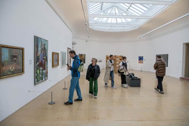 Leeds Art Gallery photographed for the Yorkshire Post by Tony Johnson