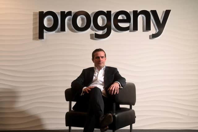 Progeny CEO Neil Moles, pictured at the offices at Tower Square, Leeds. Picture taken by Yorkshire Post Photographer Simon Hulme