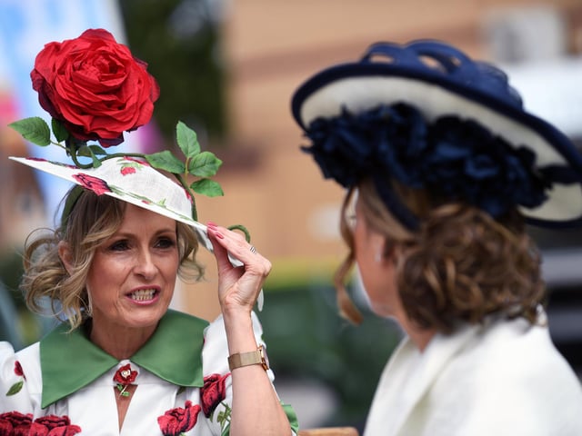 Leesa Smickersgill at Ladies Day at Doncaster Racecourse