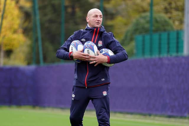 END GAME: England head coach Steve Borthwick during the team run at the INSEP in Paris. Picture: David Davies/PA