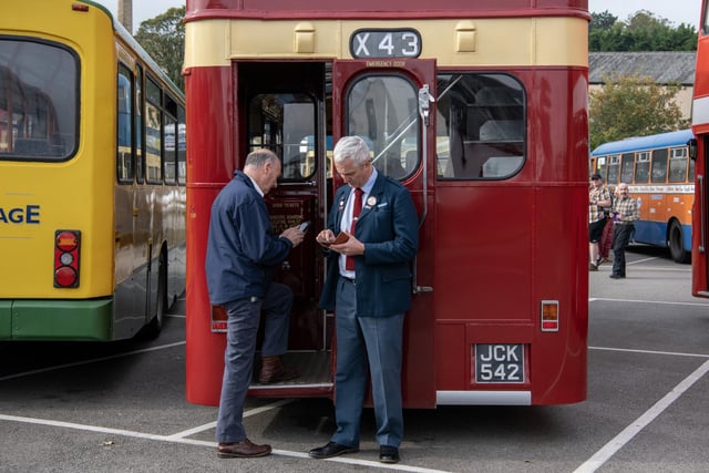 The 17th vintage bus running day in Skipton photographed
