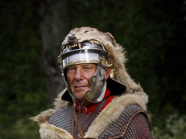 One of the actors at Eboracum Roman Festival. Credit: Gareth Buddo