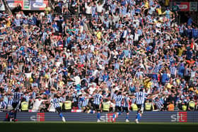 MAGIC MOMENT: Sheffield Wednesday celebrate after Josh Windass scores their goal