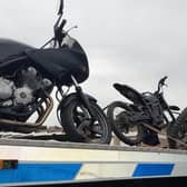 Police have seized illegal e-bikes