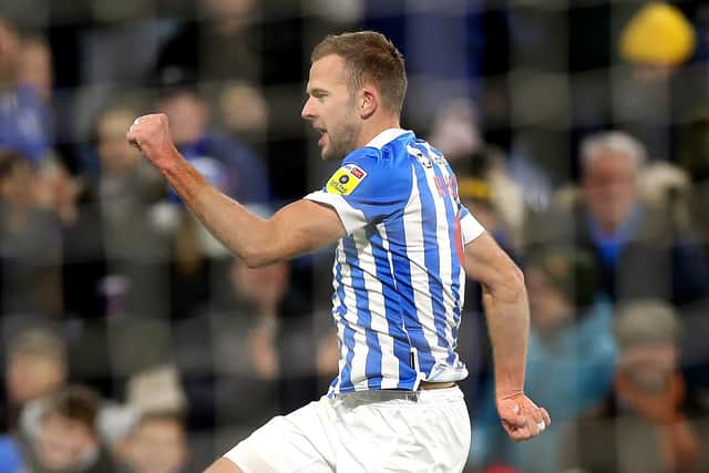 CLOSE: Jordan Rhodes almost won the game for Huddersfield Town against QPR near the end. Picture: Barrington Coombs/PA