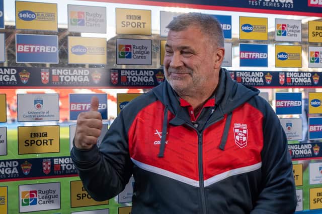 Shaun Wane was pleased with England's performance in the main. (Photo: Olly Hassell/SWpix.com)