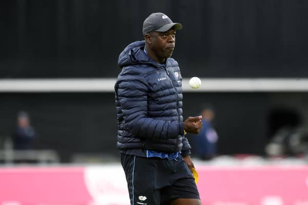 Ottis Gibson is refusing to give up on Yorkshire's hopes of winning County Championship promotion. Picture Jonathan Gawthorpe.