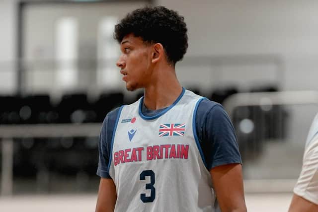 Quinn Ellis could make his GB debut this weekend (Picture: Team GB Basketball)