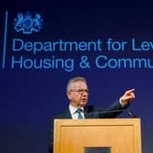 Minister for Levelling Up, Housing and Communities, Michael Gove, delivers a speech on planning reforms at Kings Place in King's Cross, north London. PIC: Yui Mok/PA Wire
