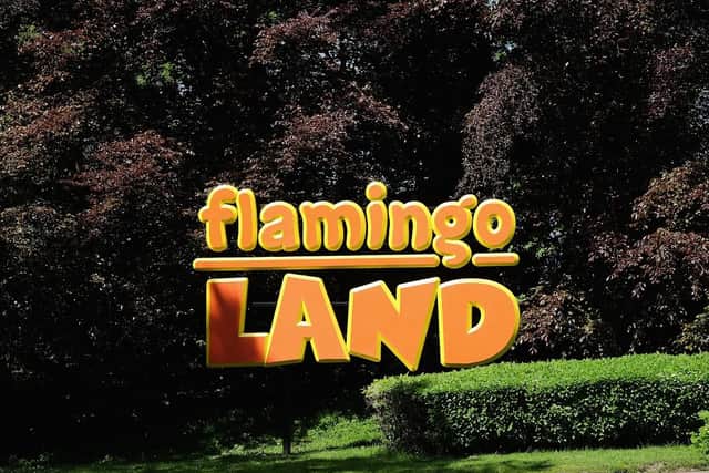 The entrance to the theme park Flamingo Land in Malton. (Pic credit: Ian Forsyth / Getty Images)