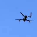 The man was spotted by a police drone, before armed officers swooped.