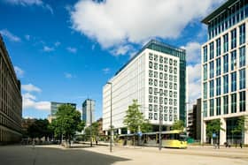 Library image of EY's Manchester office  in St Peter’s Square.