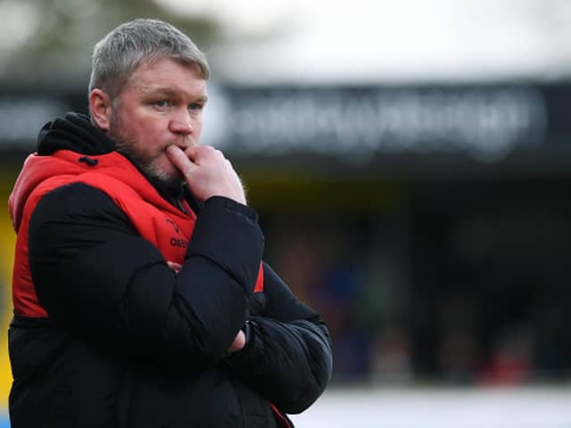 POSITIVE: Doncaster Rovers manager Grant McCann