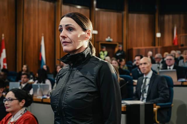 Suranne Jones as Amy Silva) in Vigil. Image: BBC / World Productions / Mark Mainz.