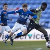 LOAN STAR: Alfie McCalmont during his spell with Oldham Athletic in 2020-21