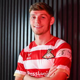 Doncaster Rovers midfielder Tommi O'Reilly, on loan from Aston Villa (Image courtesy of Doncaster Rovers)