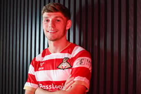 Doncaster Rovers midfielder Tommi O'Reilly, on loan from Aston Villa (Image courtesy of Doncaster Rovers)