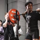 Naby Bangoura at the Gloucester powerlifting development competion 2024