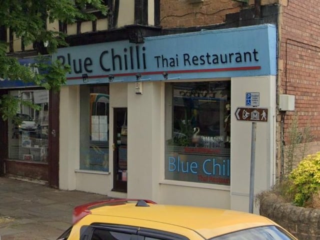 Blue Chilli was given a three, generally satisfactory, rating, after assessment on January 5. It means that, as of February 10, 81 out of Mansfield's 121 restaurants, cafes and canteens have ratings of five and just one has a zero rating.