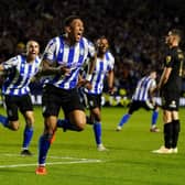 MAGIC MOMENT: Sheffield Wednesday's Liam Palmer celebrates scoring the hosts' late, late equaliser against Peterborough United at Hillsborough, the Owls eventually winning 5-3 on penalties to reach Wembley. Picture: Nick Potts/PA