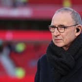 NOTTINGHAM, ENGLAND - APRIL 01: Former player and manager Martin O'Neill looks on as he prepares to present prior to the Premier League match between Nottingham Forest FC and Manchester United FC at City Ground on April 01, 2025 in Nottingham, England. (Photo by Michael Steele/Getty Images)