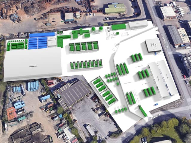 The hydrogen project will be built on Northern Gas Network;s decommissioned gas storage site of Bowling Back Lane in the heart of Bradford. It will deliver one of the UK’s largest low carbon hydrogen production facilities with a clear objective of using renewable energy to power an electrolyser which will produce clean hydrogen.