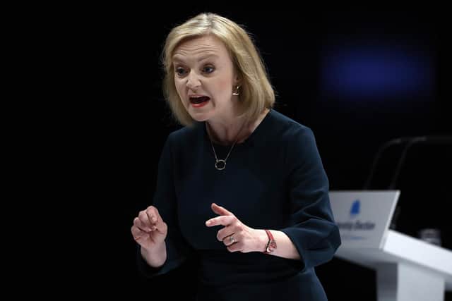 Liz Truss is widely tipped to become the next Conservative Party leader on Monday. Picture: Jeff J Mitchell/Getty Images.