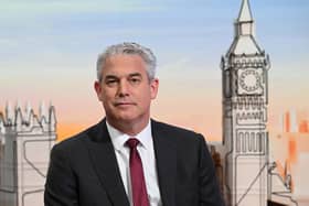 Health Secretary Steve Barclay appearing on the BBC 1 current affairs programme, Sunday With Laura Kuenssberg.