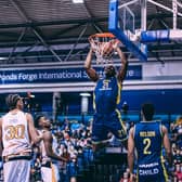 Marcus Delpeche and the Sheffield Sharks have discovered their 2023/24 fixtures. (Picture: Adam Bates)
