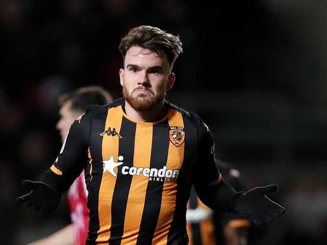 Aaron Connolly's Hull City contract is set to expire this summer. Image: Ryan Hiscott/Getty Images